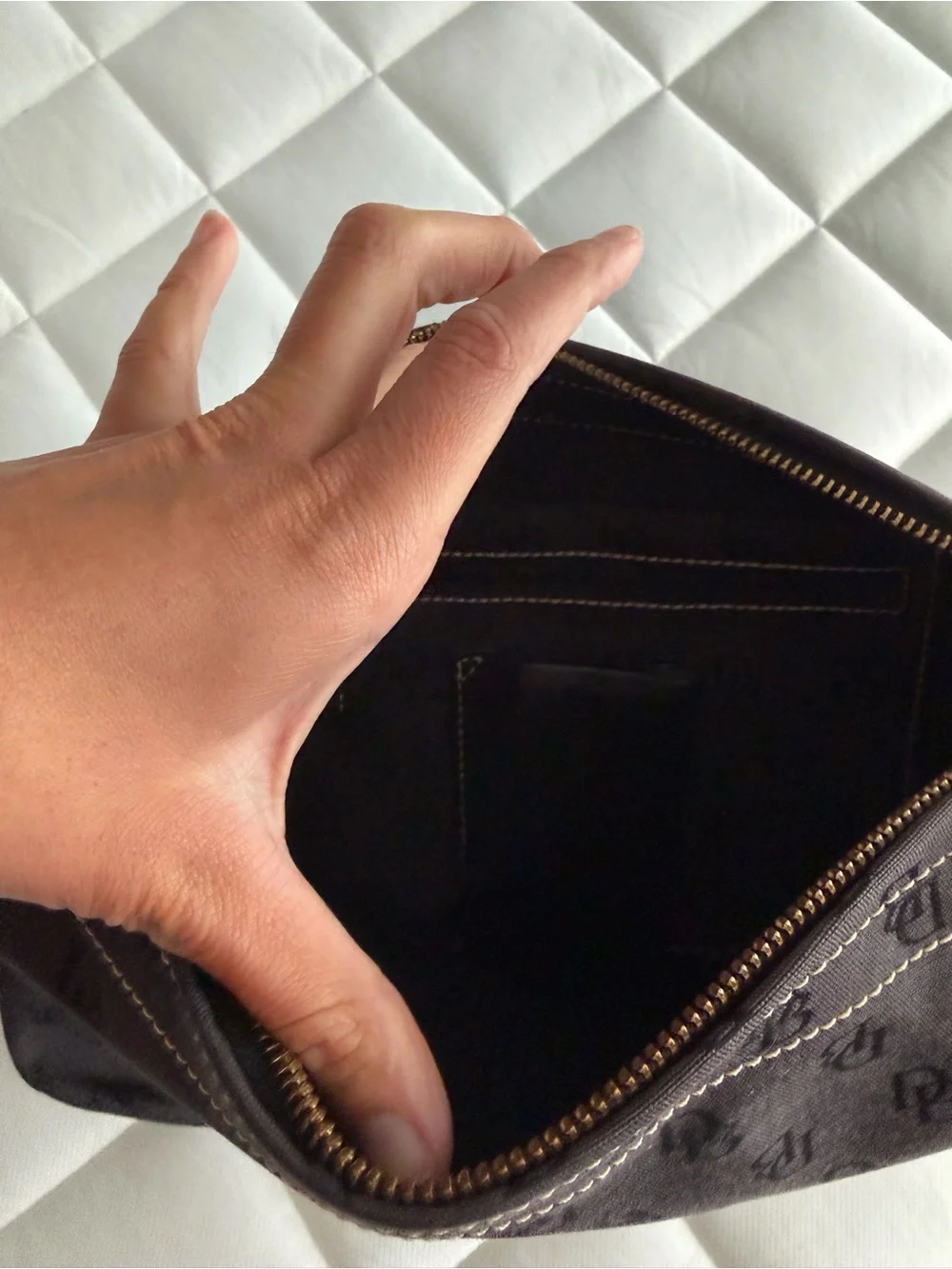 Dooney & Bourke Black Small Sac Shoulder Bag NWT
